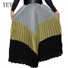 YEYA размера плюс 3XL винтажные Лоскутные женские юбки богемные с высокой талией летние длинные юбки элегантные повседневные с высокой талией Jupe Femme