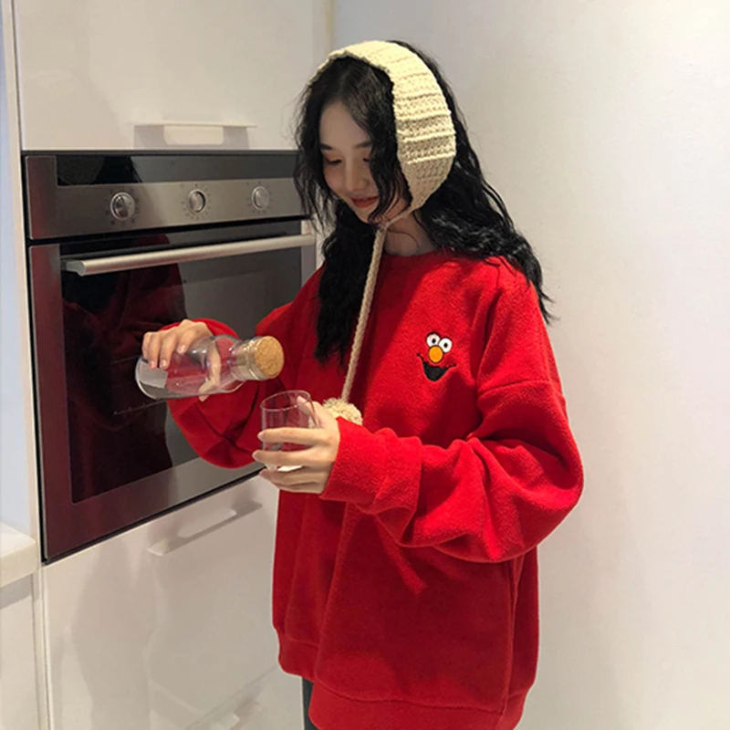 Толстовки свитшот модная женская одежда в стиле K POP 2020 корейские хлопковые