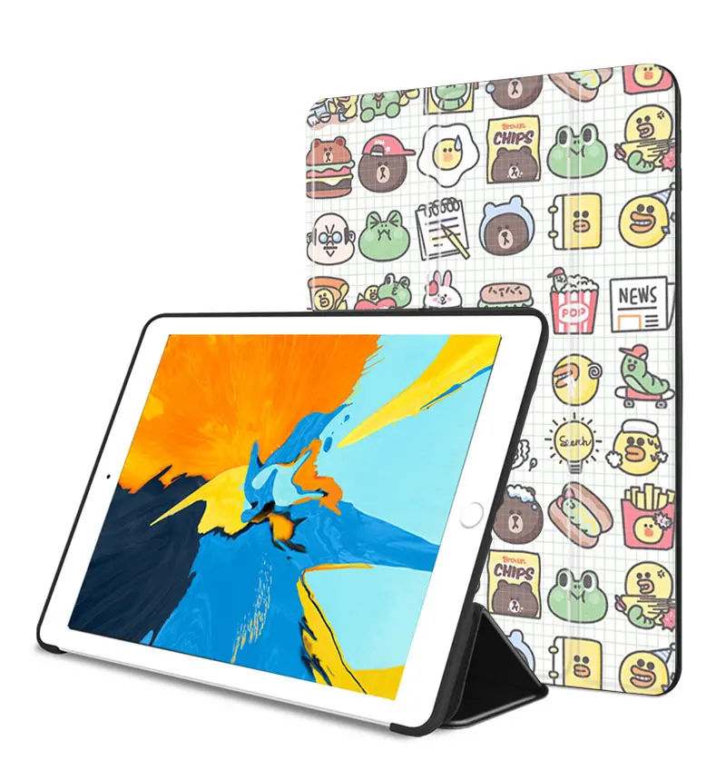 Носки с рисунком медведя из мультика Чехол кролик смарт чехол для iPad Air 2 pro 9 7 11 10 5
