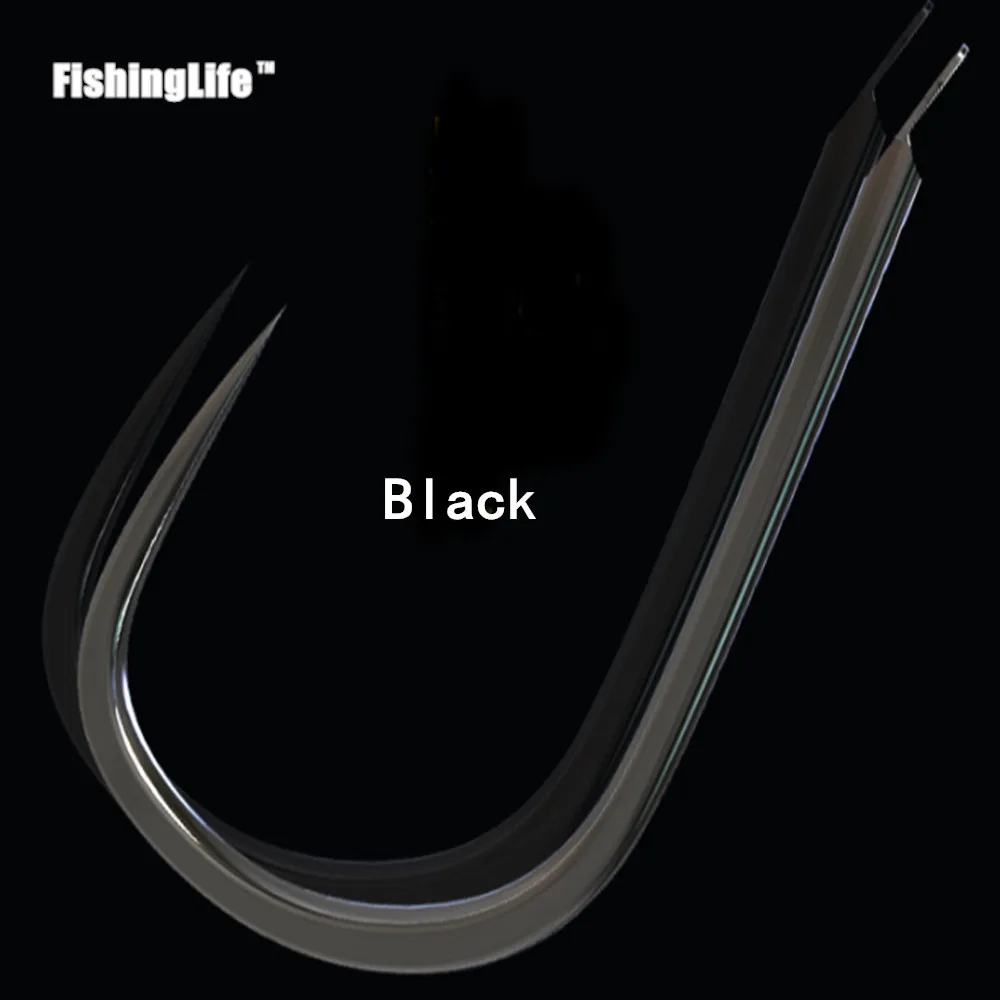 FishingLife 100 шт. рыболовные снасти из высокоуглеродистой стали черного золотого и