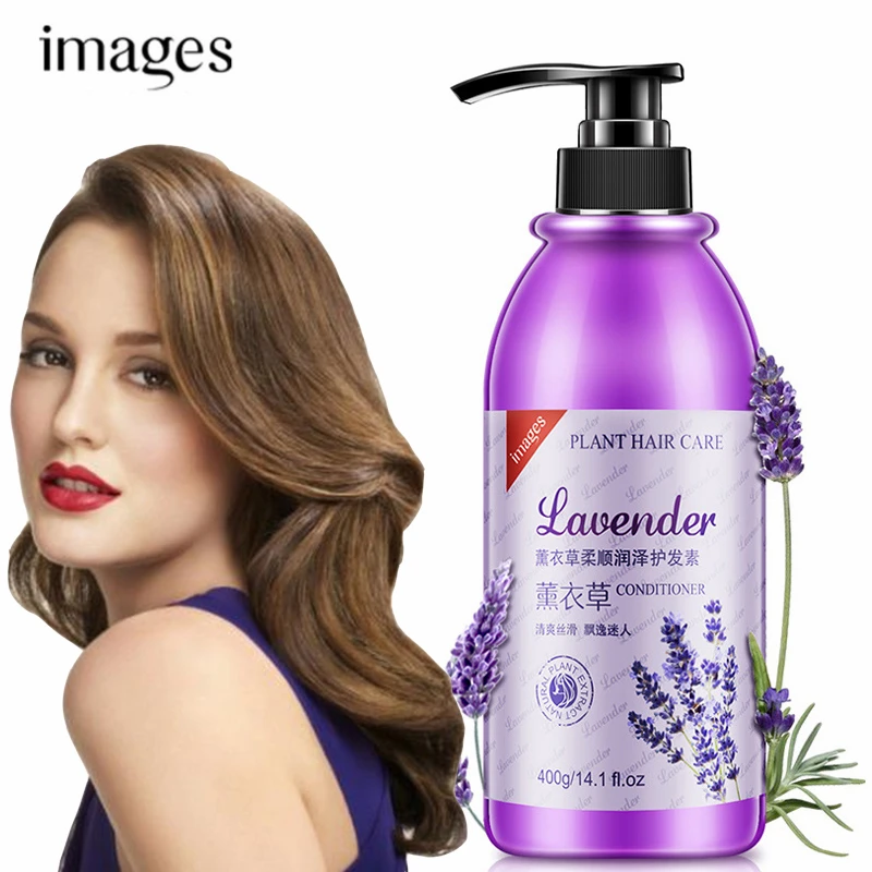 

IMAGES Lavender Smooth Hair Conditioner Nourishing Improve Split Rough Hair Care Scalp Treatment for Dry and Damaged Hair 400ML
