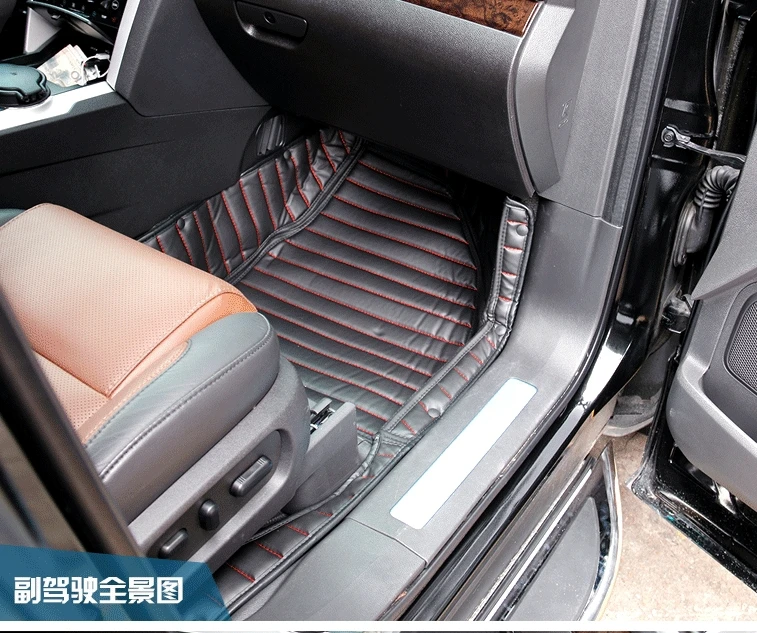 Хорошее качество! Специальные коврики для Ford Explorer 7 мест-2011 Водонепроницаемый dueable ковры для Explorer