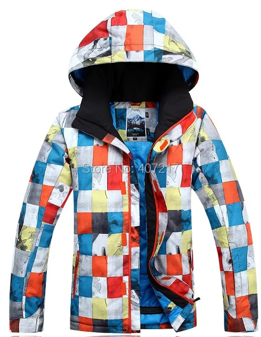 Gsou Снежная мужская синяя лыжная куртка, ветрозащитная водонепроницаемая куртка для сноубординга, теплая спортивная куртка для улицы, Анорак, S-XL