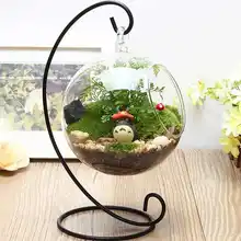 Прозрачная подвесная стеклянная ваза растения цветок гидропоника пейзаж DIY подсвечник в форме бутылки Террариум домашний декор