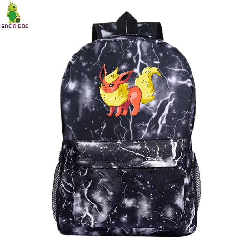 Children School Bag Дешевые рюкзаки Pokemon Go женские/мужские рюкзаки унисекс школьные сумки дорожные сумки подростковый холщовый рюкзак аниме Mochila machila - Цвет: Children School Bag