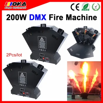

2pcs/lot Fire Machine Flame Machine 3m height Special Effect Fire Spray Machine DMX 512 Fire Thrower