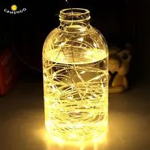CANSHUO 2/3/4/5/10M Copper Silver Wire Waterproof LED String light battery Power Holiday Christmas Tree Wedding Party Decoration CANSHUO 2/3/4/5/10M Copper Silver Wire Waterproof LED String light battery Power Holiday Christmas Tree Wedding Party Decoration