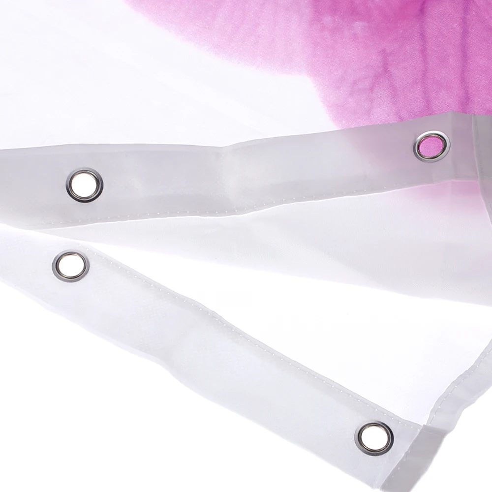 Занавеска для душа Happy Tree ткань из полиэстера фаленопсис с камнем