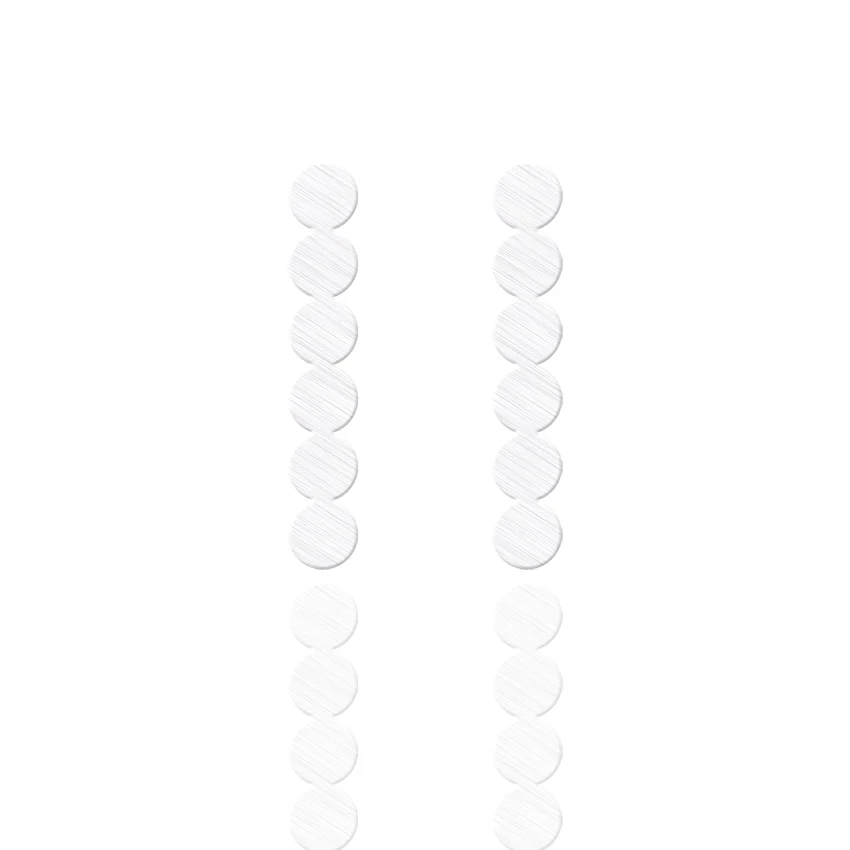 10 пар модный простой винтажный геометрический шесть круглой формы серебряный золотой цвет серьги-гвоздики из нержавеющей стали для женщин ювелирные изделия для ушей