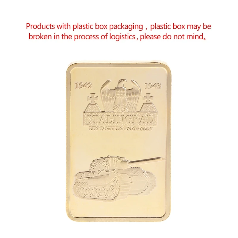 

Commemorative Coin Stalin Grad Tank Golden Square Collection Arts Gifts Souvenir