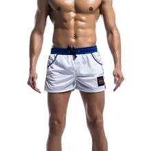 Новые модные Для Мужчин's летняя Повседневное тонкого быстросохнущего воздушно-дышащая Спортивные шорты высокое качество W408
