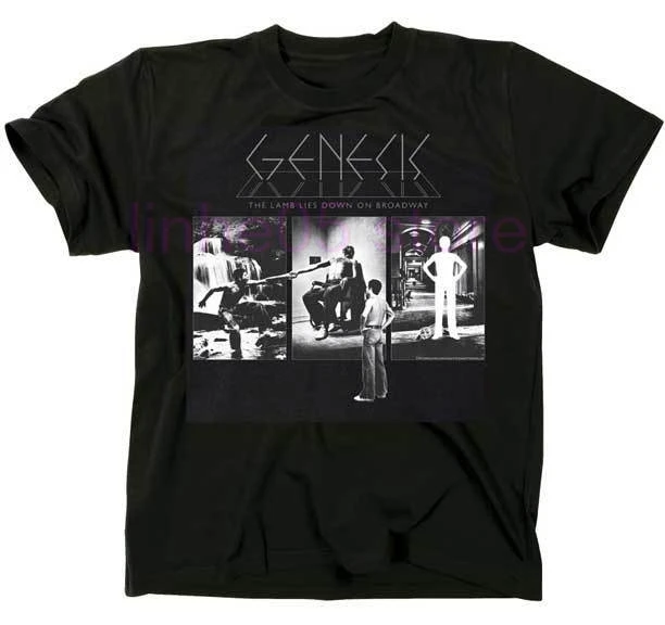 

GENESIS Lamb Lies Down on Broadway T SHIRT S M L XL 2XL New Official T Shirt Man Fashion Round Collar T Shirt Top Tee