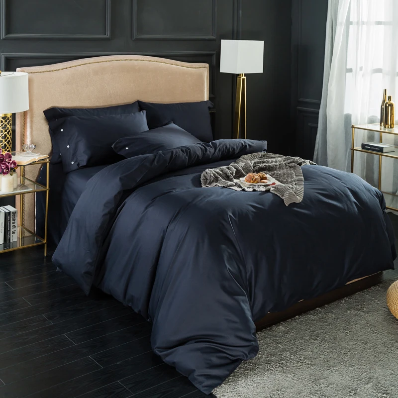 

1Pcs 100% pure cotton Duvet Cover Solid Color Comforter Cover Twin Full Queen King Size quilt cover Multicolor optional Bedding