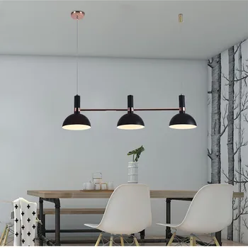 

3 Heads Nordic Loft Macaroon Iron Led Chandelier Creative Romantic Bedroom Dinner Office Hanging Light Fxitures Free Shipping