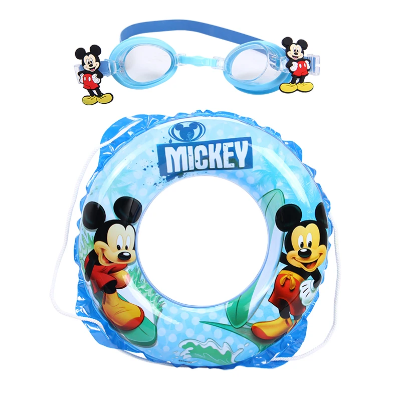 Disney плавательный ming кольцо и очки одежда для плавания надувной плавательный круг детские надувные изделия для плавания бассейн поплавок водные виды спорта игрушка для детей
