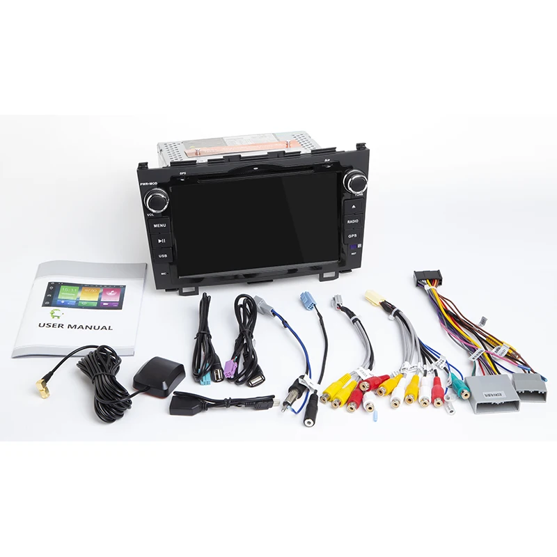Best 4+32G Octa Core PX5 2 din Android 9 Car DVD Multimedia Player for Honda CRV CR-V 2007-2011 WiFi Stereo navi GPS BT 1024 * 600 3
