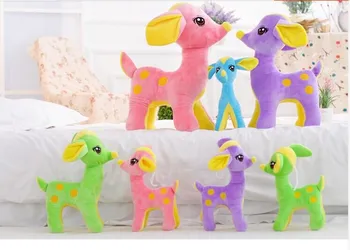 

30cm lovely sika deer plush toy Beautiful cartoon deer doll birthday gift b4895