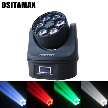 

RGBW LED 6pcs 15w LED beam moving head light high power LED strong beam Light for party disco dj light