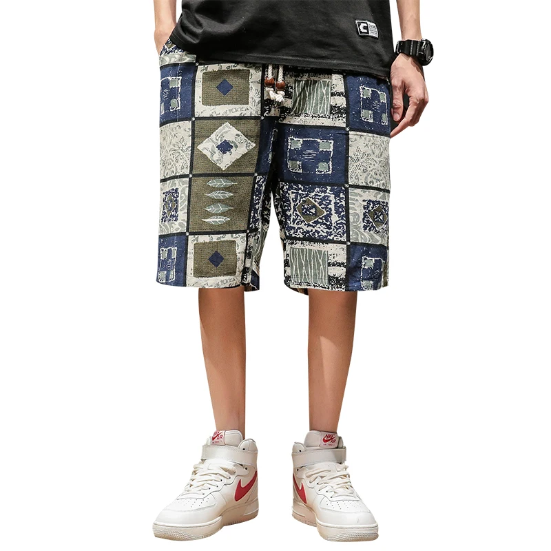 2019 New Shorts Men Hot Sale Casual Beach Shorts Homme Quality Bottoms Elastic Waist Fashion Men Brand Board Shorts Plus Size 5X