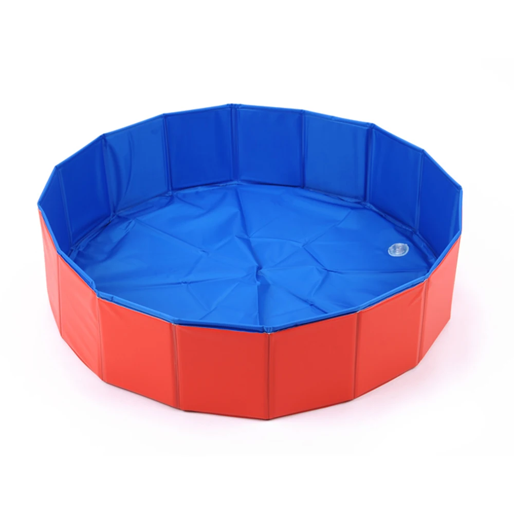 New 1pc Foldable Dog Pool Pet Bath Swimming Tub Collapsible Bathing Pool for Dogs Cats Kids Dog Pool