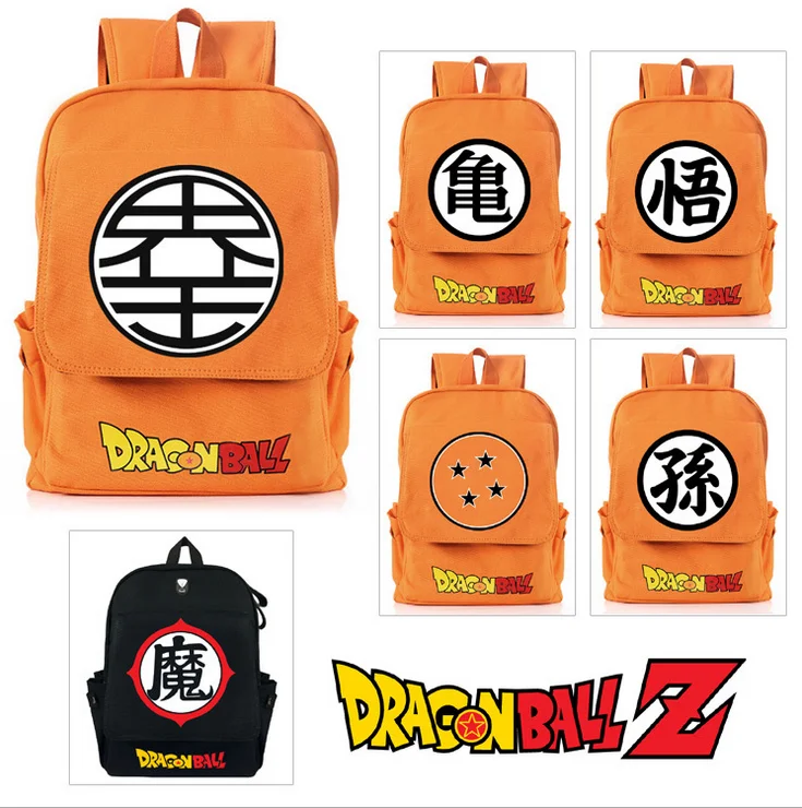 

Cartoon Dragon Ball Z Sun Goku Backpacks Boys Girls School Bags Canvas Shoulder Bag For Teenagers Kids Mochila Travel Backpack