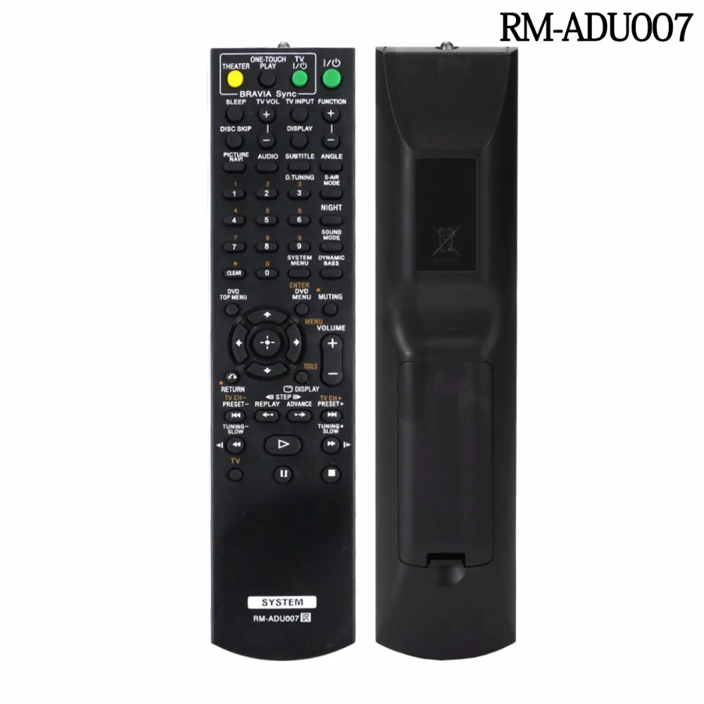 Пульт дистанционного управления RM-ADU007 подходит для Sony DAV-HDX274 DAV-HDX275 DAV-HDX277WC DAV-HDX279W