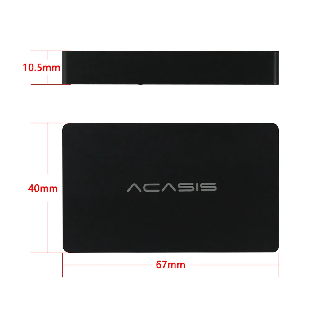 18084TW Acasis FA-2413 USB 3,0 mSATA внешний жесткий диск HDD корпус Чехол 1153E чип металлический корпус SSD mSATA для USB3.0