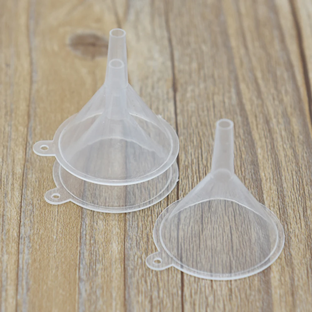 

4cm Mini Plastic Funnels For Perfume Diffuser Bottle Liquid Fill Kit Oil Funnels Kitchen Specialty Tools 3pc/5pc/10pc