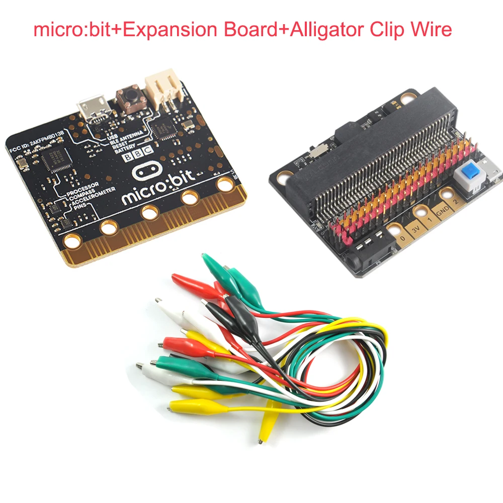 Для Micro:bit microbit макетная плата + расширения зажим типа крокодил с проводным