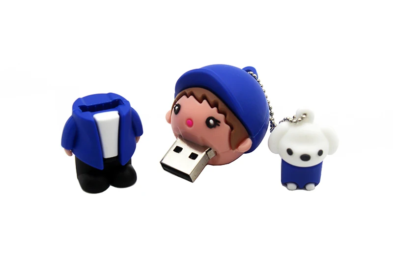 SHANDIAN Акция маленькая кукла usb флэш-накопитель USB 2,0 64 Гб карта памяти флеш-накопитель 4 ГБ 8 ГБ Флешка 16 ГБ 32 ГБ