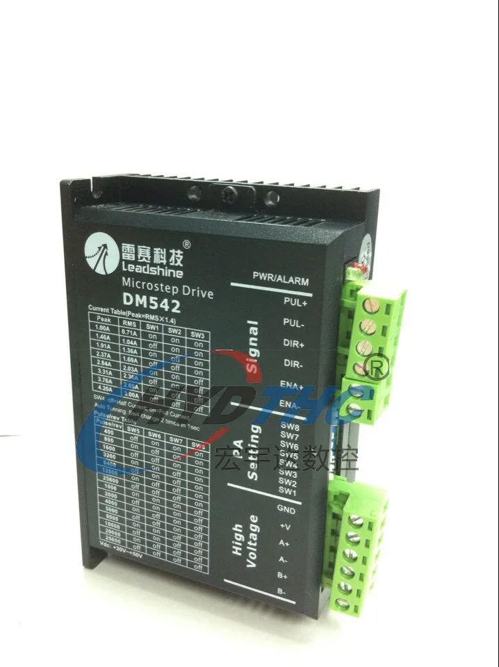 

100% Original Leadshine 2-phase digital stepper driver DM542 DSP work 24-50V fit NEMA 23 stepper