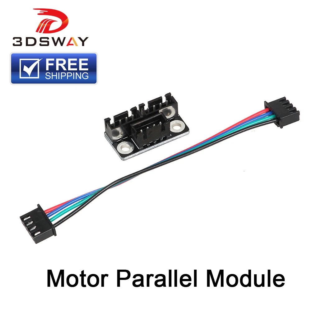 Free Shipping 3DSWAY 3D Printer Parts Motor Parallel Module for Double
