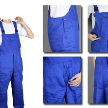 Рабочие комбинезоны мужские Защитный Комбинезон Рабочие комбинезоны брюки Спецодежда Одежда Плюс Размер без рукавов брюки карго