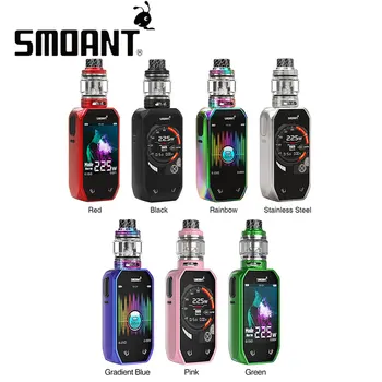 

Original Smoant Naboo 225W TC Kit with Naboo TC MOD&Naboo 4ml/2ml Atomizer Tank 2.4 Inch Screen E-cig Kits VS Diamond Mini
