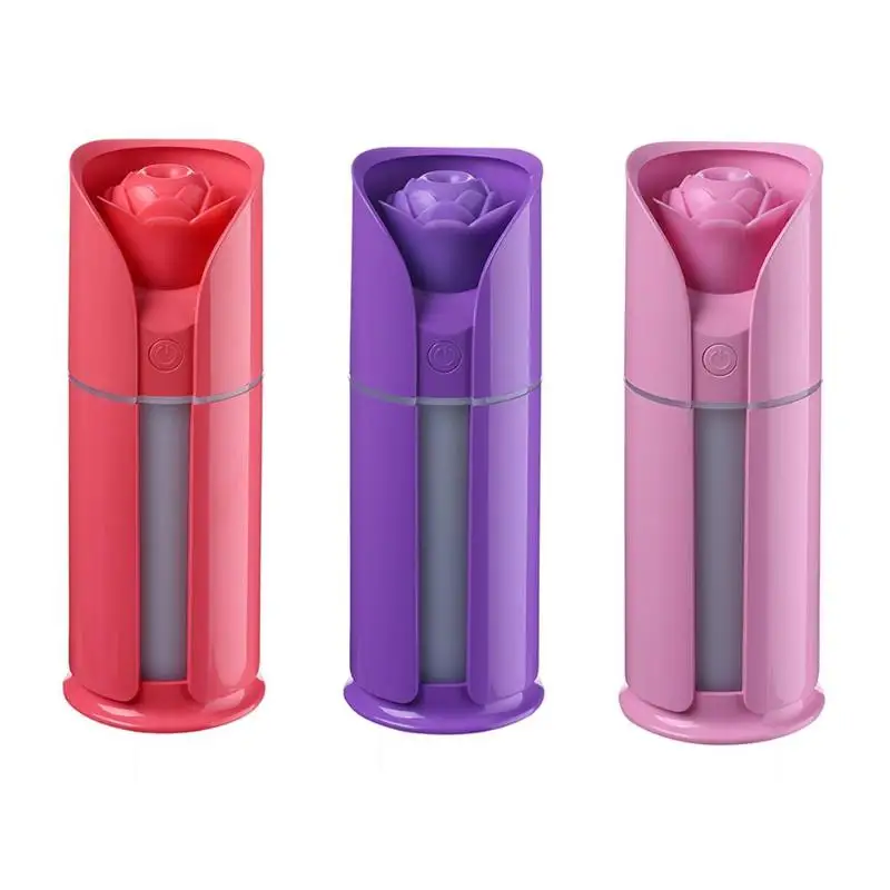 

Portable Rose Shape Home Office Air Humidifier Freshener Mist Sprayer