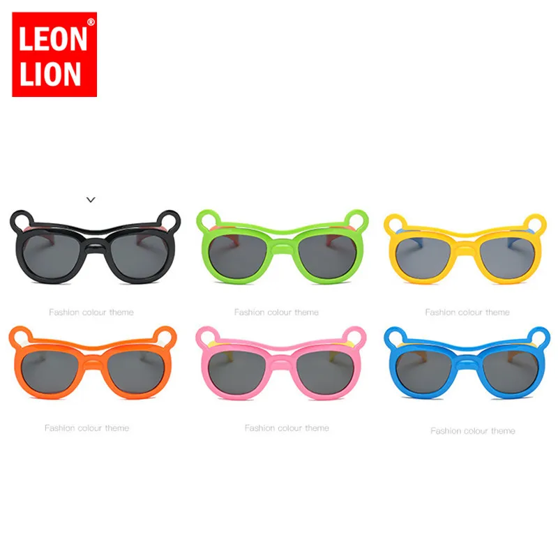 LeonLion 2018 мультфильм детей солнцезащитные очки для женщин Путешествия Открытый