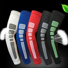 1 шт. мужские геометрические спортивные митенки рукава дышащие Велоспорт бег велосипед УФ Защита от солнца манжеты крышка рука локоть Armwarmer