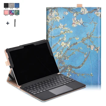 

Frame Flip Leather Case Cover For Microsoft Surface Go 10.0'' Back Stand Capa For Microsoft Surface Go 10.0'' Card Slot+Stylus
