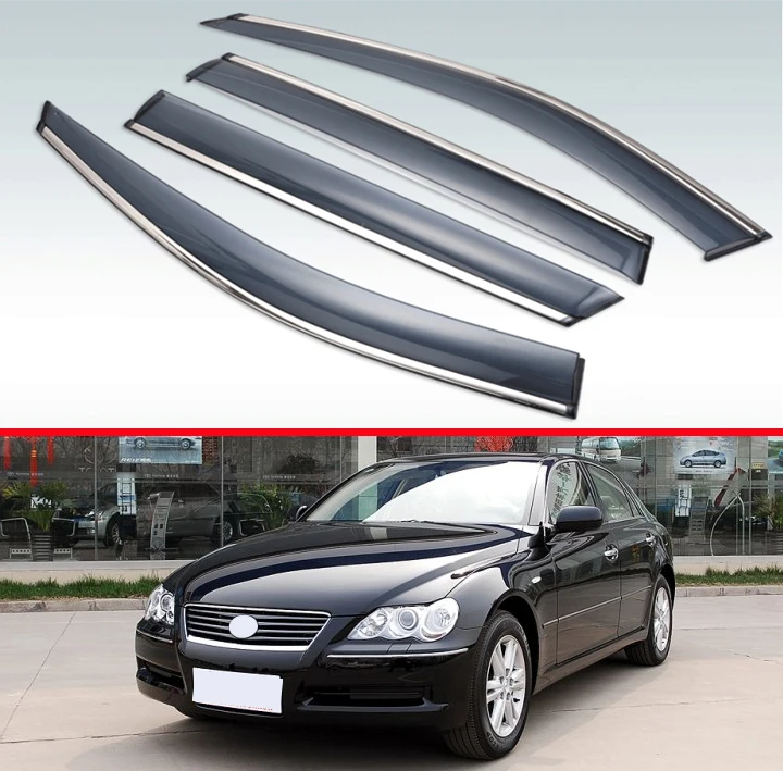 4 шт. пластиковый Наружный козырек для Toyota Mark-x 2007 2008 2009 | Автомобили и мотоциклы