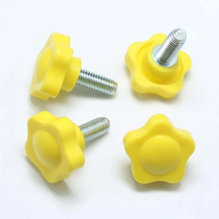M8 hand twist screws bolts handle Star plastic head screw knob bolt