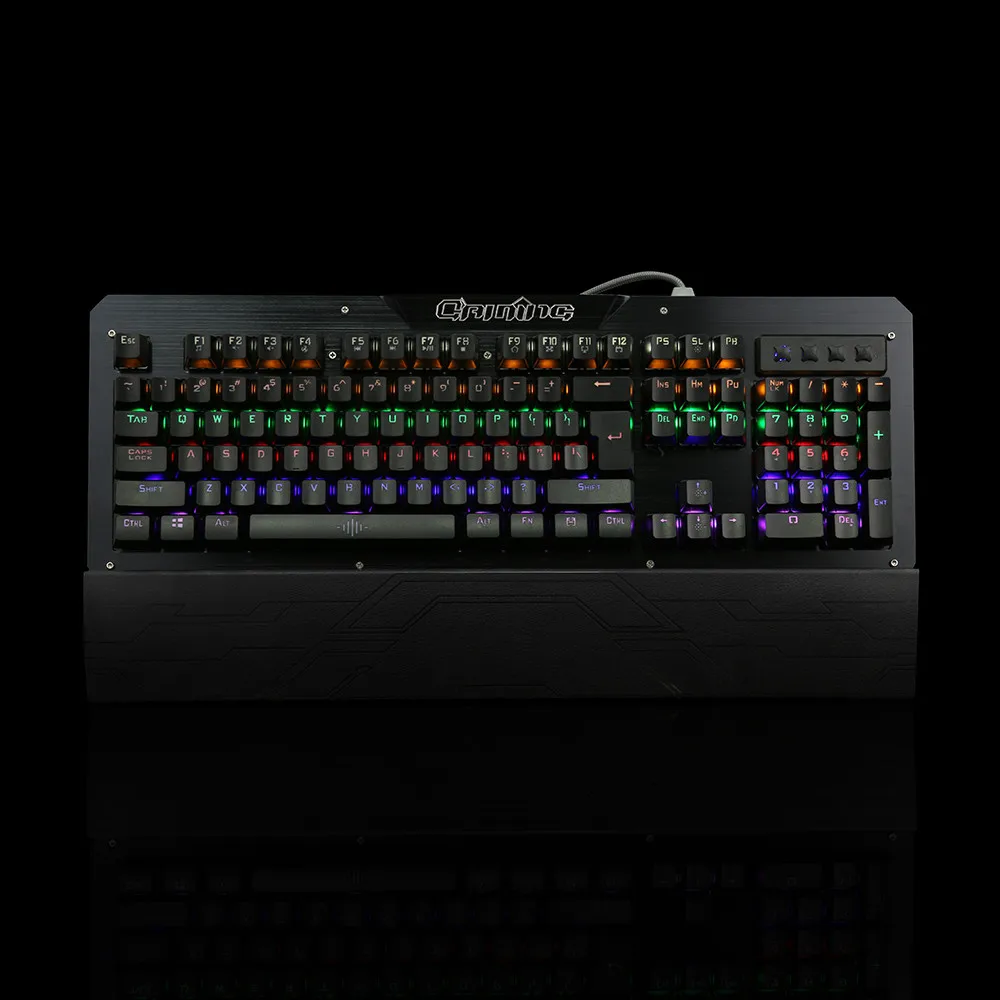

8 LED Modes Color Backlight Computer Gaming Mechanical Keyboard Teclado USB Wired 104 Keys Game Keyboard for PC Desktop Laptop
