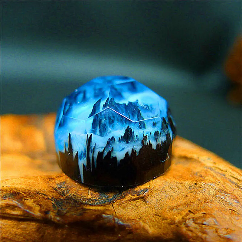 

Handmade Polygonal Iceland Wood & Resin Artisan Keycap Micro Landscape View Key Cap Keycaps For Cherry MX Mechanical Keyboard