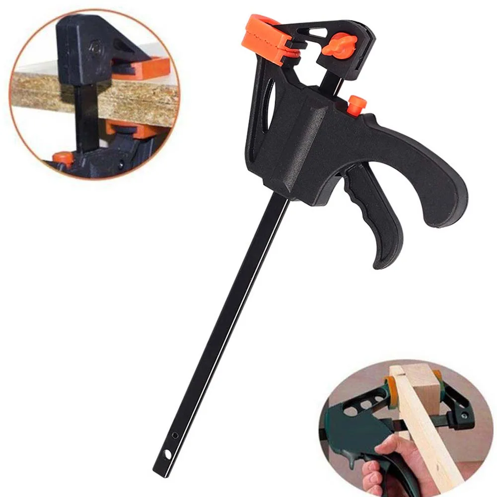 

Newest Quick Fast Woodworking Clip Wooden Board Tool Spreader Squeeze Work Bar Clamp @8