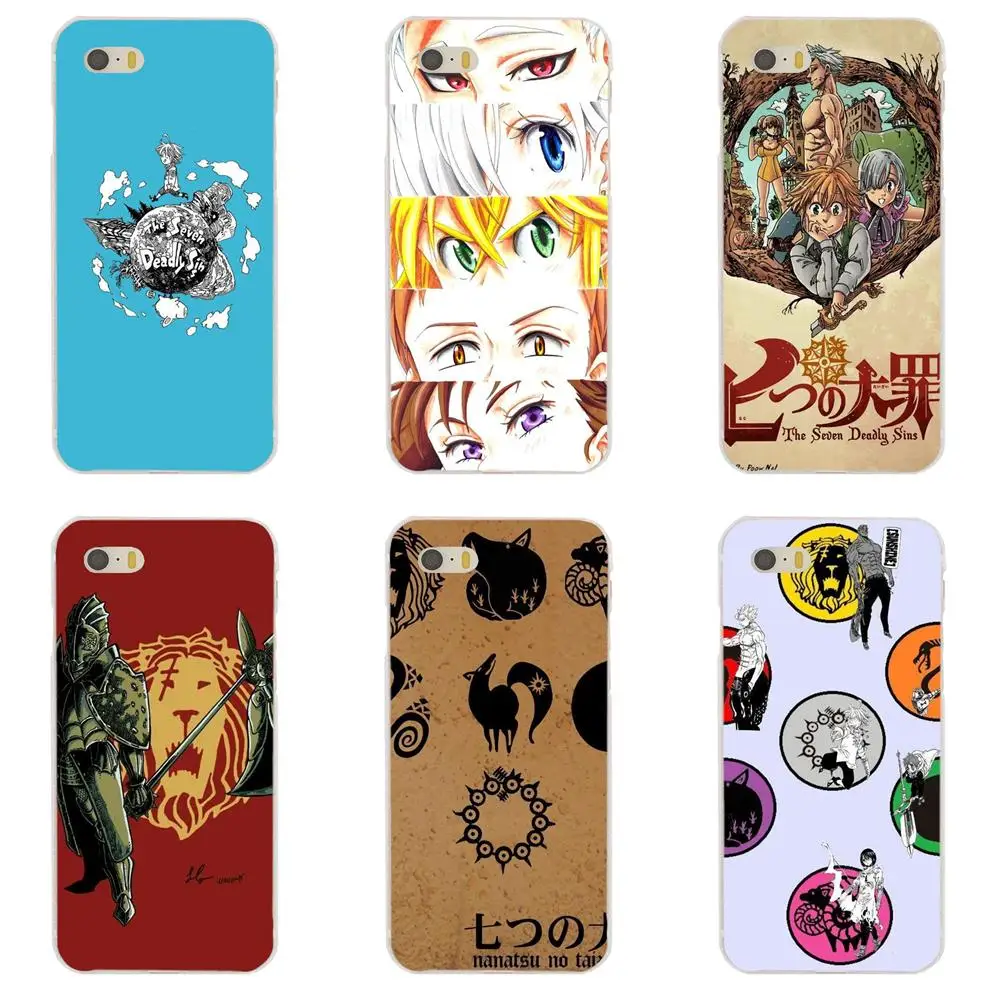 Чехол из ТПУ с принтом Nanatsu No Taizai Seven Deadly Sin для Samsung Galaxy Note 2 3 4 5 8 9 S3 S4 S5 S6 S7 S8 S9 mini Edge