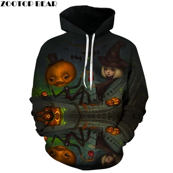 

Jack and Sally Printed Hoodies Sweatshirts Mens Hoodies 3d Printing Pullover Drop Shipping Tracksuits Halloween Coat ZOOTOP BEAR