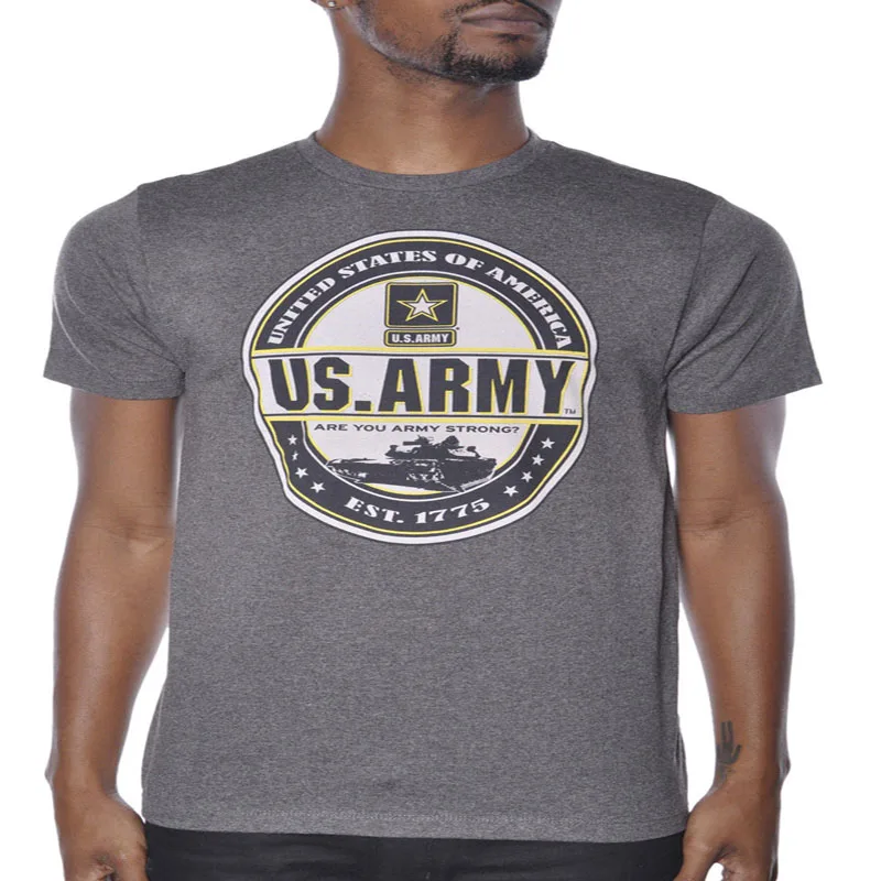 United States USA Army Strong Military War Battle Veteran Casual Basic ...