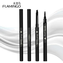 Фламинго Многофункциональный двухсторонний карандаш для бровей красота длительный макияж бровей водостойкая кисть B1031
