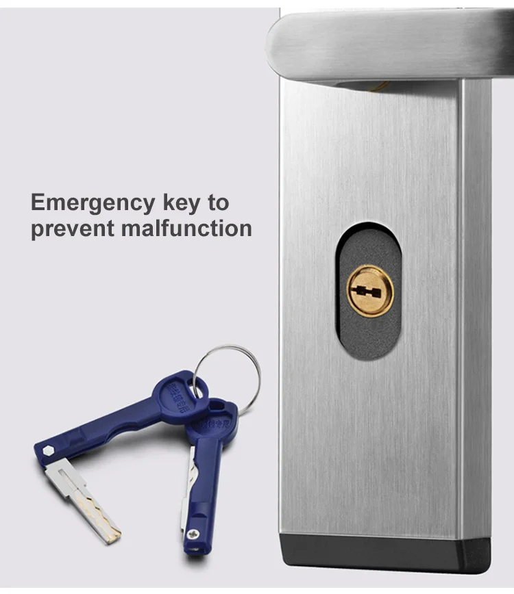 Умный биометрический дверной замок/цифровой пароль/ключ/IC карта 4 в 1 электронные умные замки для Дома Офисное помещение