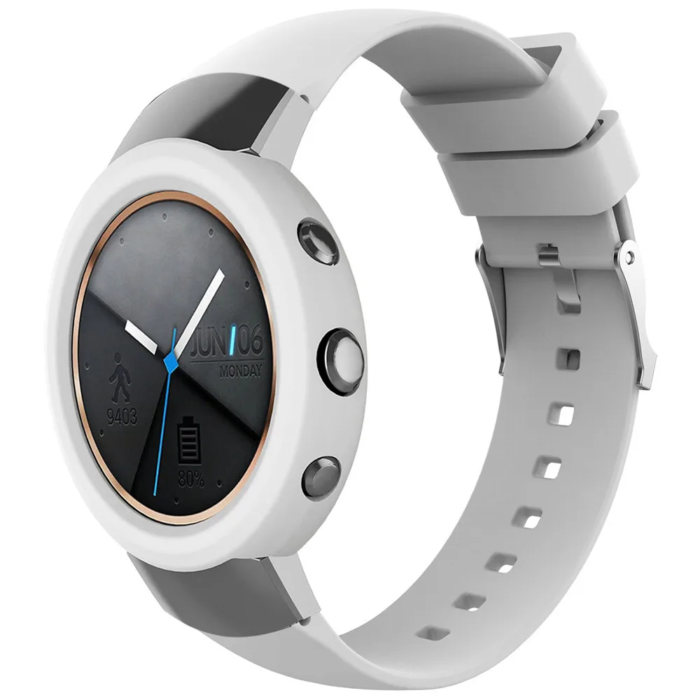 Сменный ремешок для часов резиновый наручных и защитный чехол ASUS ZENWATCH 3|wristband