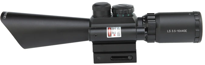 

WIPSON NEW Tactical M8 Shooting Hunting Riflescope 3.5-10x40 Rifle Scope Optical Scopes With Red Laser Light
